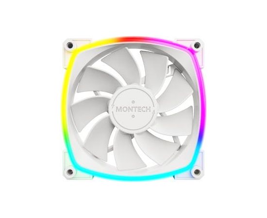 CASE FAN 120MM/RX120 PWM WHITE 3 IN 1 MONTECH Korpusu dzesēšana