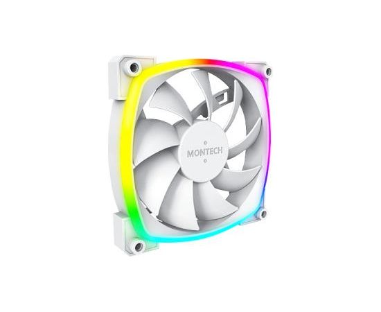 CASE FAN 120MM/AX120 PWM WHITE 3 IN 1 MONTECH Korpusu dzesēšana