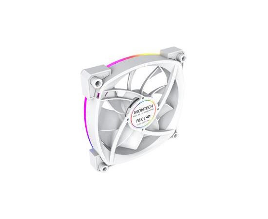 CASE FAN 120MM/AX120 PWM WHITE 3 IN 1 MONTECH Korpusu dzesēšana