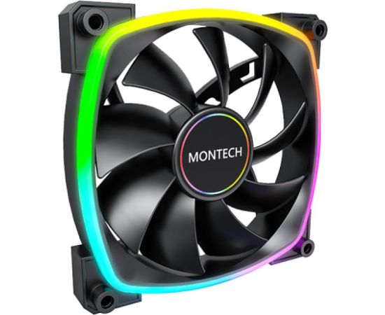 CASE FAN 140MM/AX140 PWM BLACK MONTECH Korpusu dzesēšana