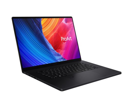 Notebook ASUS ProArt P16 H7606WP-RJ079X AMD Ryzen AI 9 HX370 2000 MHz 16" Touchscreen 2880x1800 RAM 64GB LPDDR5x SSD 2TB NVIDIA GeForce RTX 5070 8GB ENG Card Reader SD Windows 11 Pro Black Portatīvie datori
