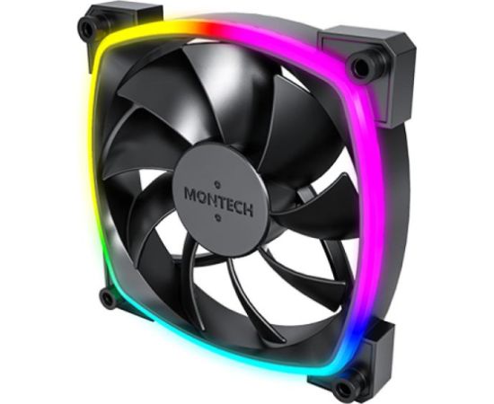 CASE FAN 120MM/AX120 PWM BLACK 3 IN 1 MONTECH Korpusu dzesēšana