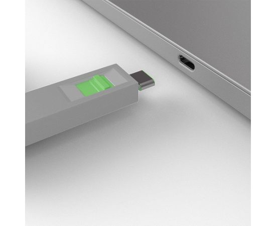 USB PORT TYPE-C BLOCKER 4PACK/GREEN 40426 LINDY Сетевые кабели, провода