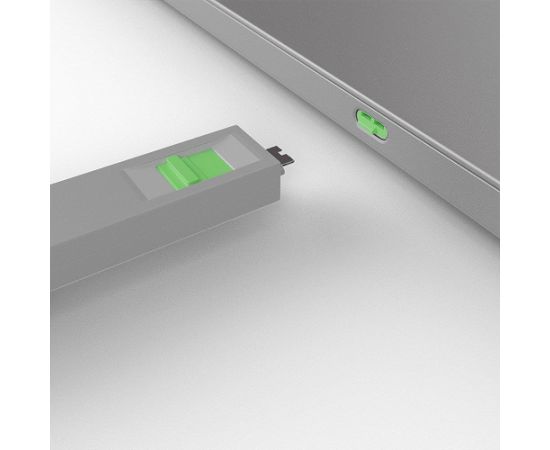 USB PORT TYPE-C BLOCKER 4PACK/GREEN 40426 LINDY Сетевые кабели, провода