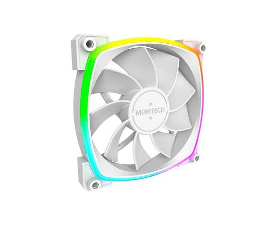 CASE FAN 120MM/RX120 PWM WHITE MONTECH Korpusu dzesēšana