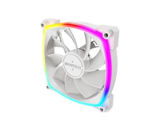 CASE FAN 120MM/RX120 PWM WHITE MONTECH Korpusu dzesēšana