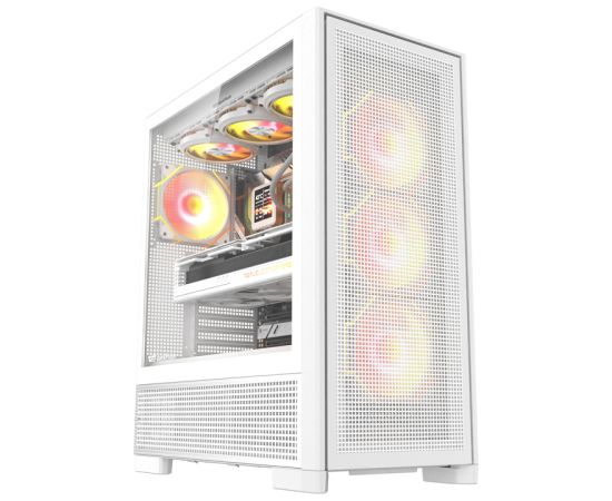 DarkFlash AIRNOVA computer case (white) + 3 fans Корпуса