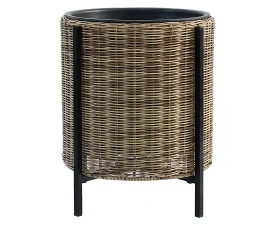 Puķu pods WICKER ar statīvu D39xH45cm, gaiši brūns Jaunumi, mēbeles, māja