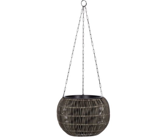 Piekarināms puķupods WICKER D32xH22cm, pelēks Interjera un Dizaina priekšmeti