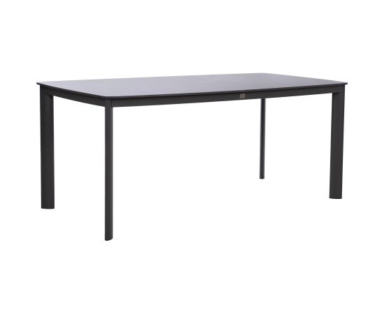 Galds BEIDA 180x90xH75cm, melns Dārza galdi