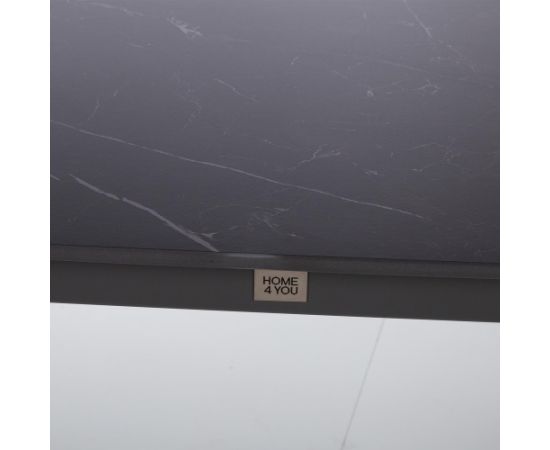 Galds BEIDA 180x90xH75cm, melns Dārza galdi