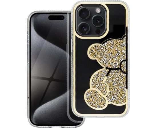 OEM -  TEDDY BEAR Case for IPHONE 17 Pro Max gold Чехлы - альтернативные