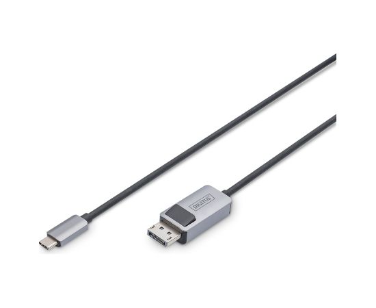 Digitus Bi-directional Adapter Cable DB-300334-010-S USB-C to DisplayPort Data USB kabeļi