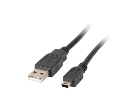 Lanberg Mini USB to USB Type-A 2.0 Cable, 1.8 m CA-USBK-10CC-0018-BK Mini USB to USB Type-A Дата USB-кабели