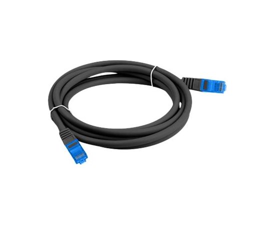 Lanberg Patchcord Cat.6A S/FTP LSZH CCA Black Fluke Passed PCF6A-10CC-0050-BK 0.5 m  Кабель HDMI