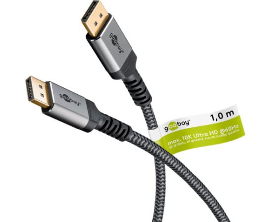 Goobay DisplayPort Cable 2.0/2.1, 54 Gbit/s 75679 DisplayPort to  DisplayPort Дата USB-кабели