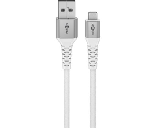 Goobay Lightning USB-A Supersoft Textile Cable with Metal Plugs 74511 Data USB kabeļi