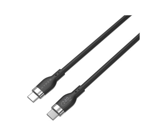 Hyper 1M Silicone 240W USB-C Charging Cable USB-C to USB-C Data USB kabeļi