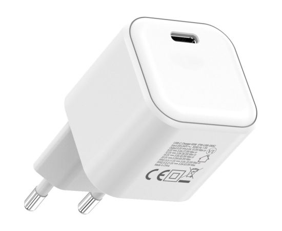 Techly IPW-USB-G65C mobile device charger Universal White AC Fast charging Indoor Зарядные устройства