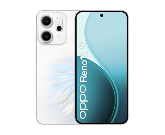 OPPO Reno 14 5G DS 12/512 GB Pearl White smartphone Мобильные телефоны