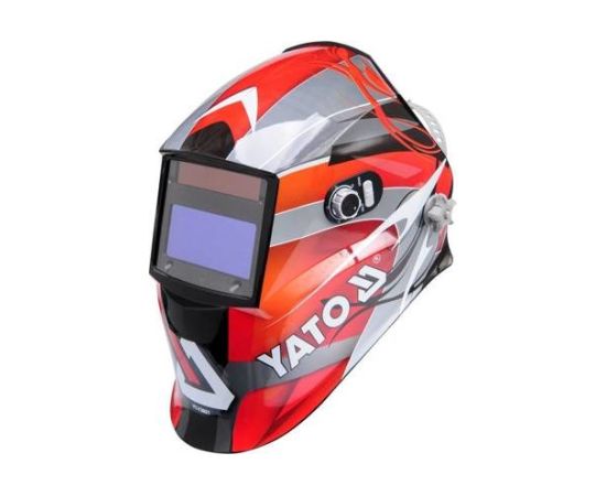 Yato YT-73921 welding mask/helmet Welding helmet with auto-darkening filter Black, Red, Silver Новинки Для дома и сада 