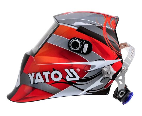 Yato YT-73921 welding mask/helmet Welding helmet with auto-darkening filter Black, Red, Silver Новинки Для дома и сада 