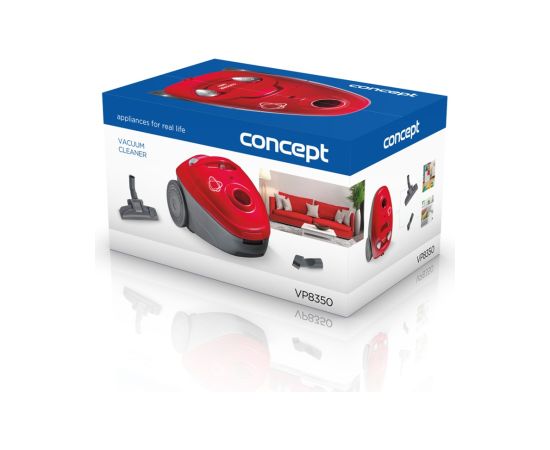 Concept VP8350 vacuum 1.8 L Cylinder vacuum Dry 700 W Dust bag Putekļu sūcēji