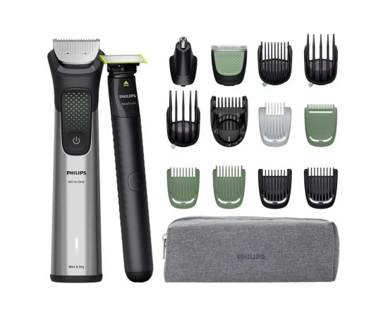Philips MG9535/15 hair trimmers/clipper Stainless steel 27 Lithium-Ion (Li-Ion) Matu, Bārdas, Ķermeņa trimmeri