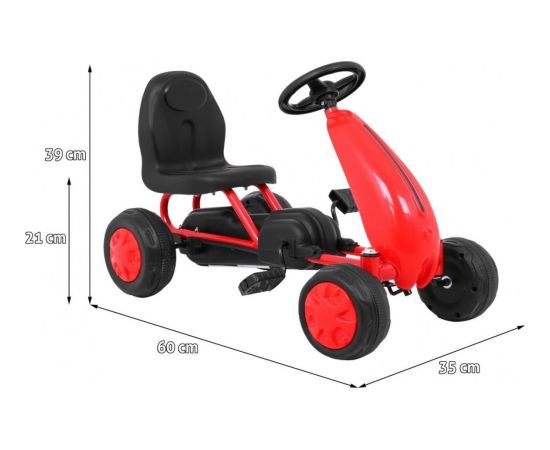 Ramiz Gokart dla Najmłodszych Czerwony na Pedały Dla Dziecka Mini Lekki Новости - Детские товары
