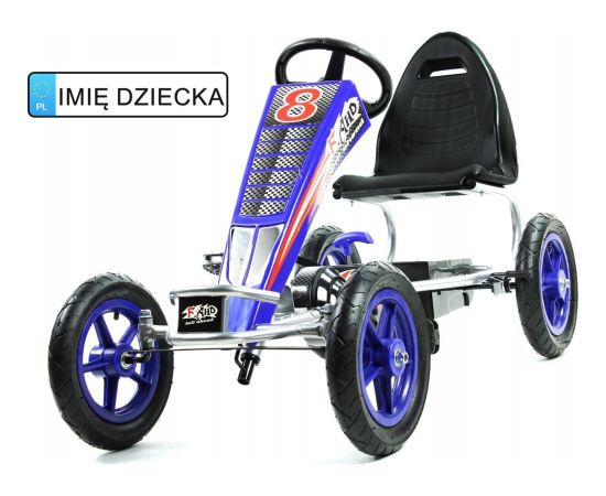 Ramiz Gokart Na Pedały Full Ahead AIR Niebieski Новости - Детские товары