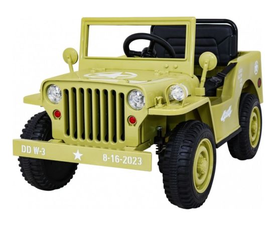 Ramiz Auto na akumulator Retro Wojskowy Beżowy Jaunumi, Bērnu preces