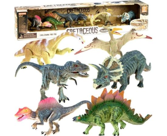 Figurka Jokomisiada Zestaw dinozaurów DINOZAURY malowane 6szt ZA2051 Фигурки и герои