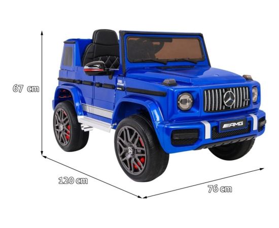 Pojazd na akumulator Mercedes G63 AMG Niebieski Jaunumi, Bērnu preces