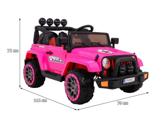 Pojazd Terenowy Full Time 4WD Różowy PA.BRD-7588.ROZ Новости - Детские товары
