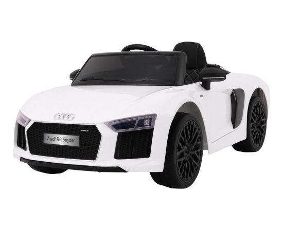 Pojazd na akumulator AUDI R8 Spyder RS EVA 2.4G Biały Jaunumi, Bērnu preces