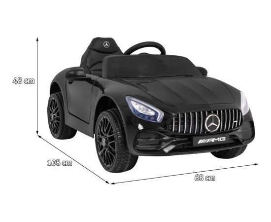 Ramiz Auto na akumulator Mercedes Benz GT Czarny Jaunumi, Bērnu preces