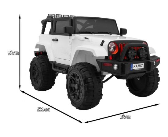 Ramiz Pojazd Jeep All Terrain Biały Новости - Детские товары