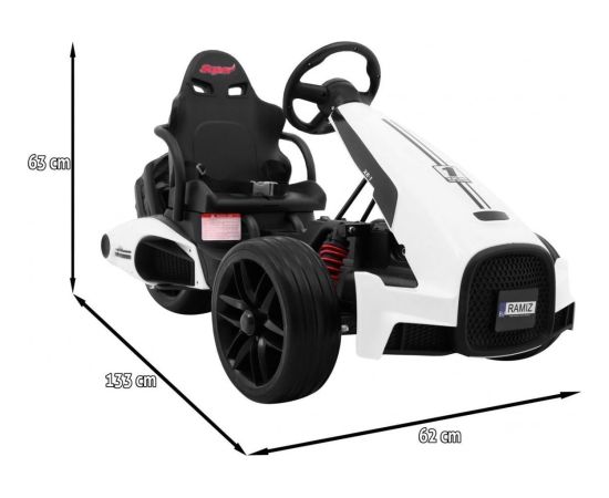 Pojazd Bolid XR-1 Biały Jaunumi, Bērnu preces