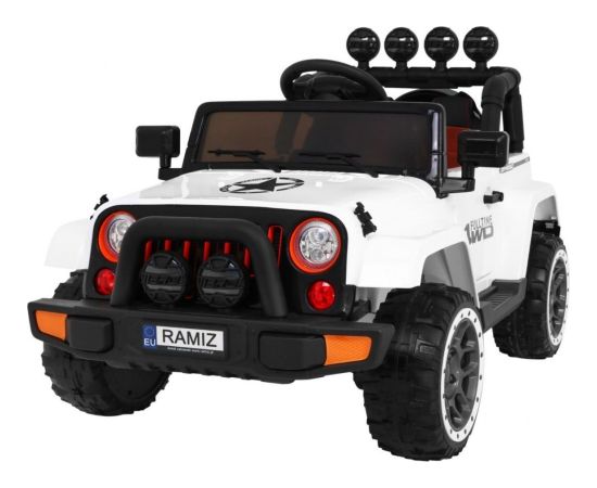 Pojazd Terenowy Full Time 4WD Biały Jaunumi, Bērnu preces