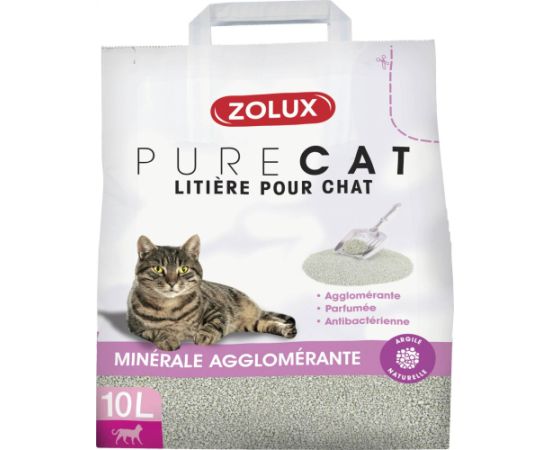 Żwirek dla kota Zolux PureCat Kwiatowy 10 l Kaķu pakaiši
