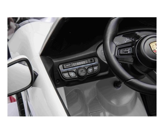 Porsche Design Licencjonowane Auto na Akumulator Porsche 911 GT3 24V 800W MOCY | Pilot, Białe Jaunumi, Bērnu preces
