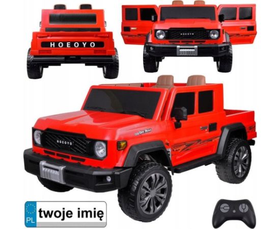 Jokomisiada Duże auto PICKUP na akumulator elektryczne dla dzieci 2os 4x4 paka PA0329 Новости - Детские товары