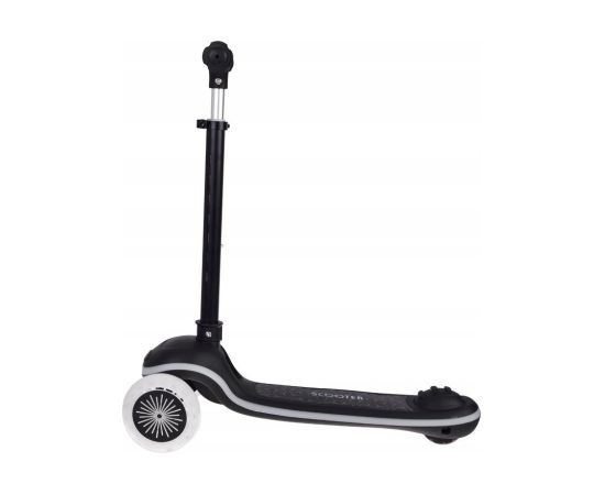 Jokomisiada Balansowa hulajnoga SCOOTER 3-kołowa KOLOROWE ŚWIATEŁKA i MUZYKA SP0812 Самокаты детские