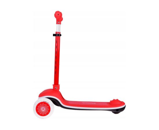 Jokomisiada Balansowa hulajnoga SCOOTER 3-kołowa KOLOROWE ŚWIATEŁKA i MUZYKA SP0812 Самокаты детские