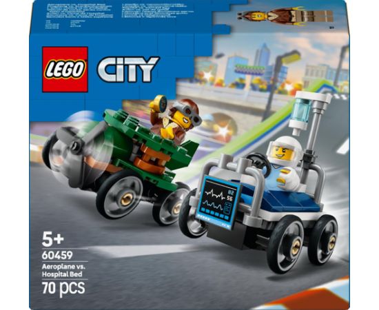 LEGO City Zestaw wyścigówek: samolot kontra łóżko szpitalne 4 szt. (60459) Новости - Детские товары