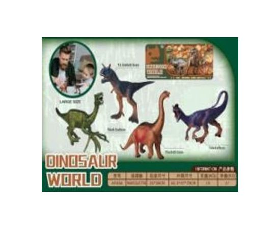 Mattel Kolekcjonerski Zestaw Realistyczne Figurki Dinozaurów 4 Różne Gatunki Фигурки и герои