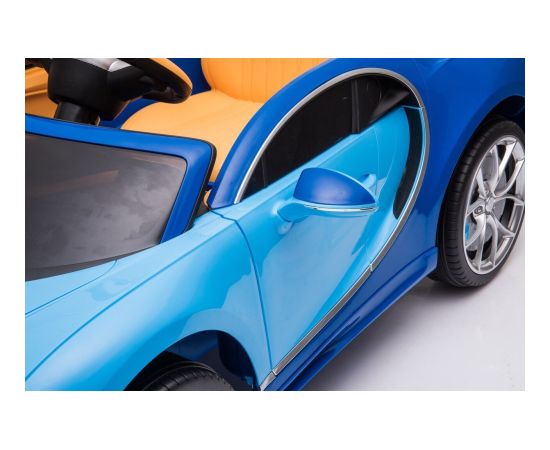 Ramiz Bugatti Chiron Autko na akumulator dla dzieci Niebieski Jaunumi, Bērnu preces