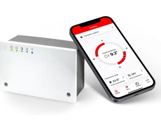 Danfoss ECL Comfort 120 (230V) apkures Universāla kontrole, piesl. ar Bluetooth/App; ir (MODBUS komunik.) Silto grīdu sistēmas