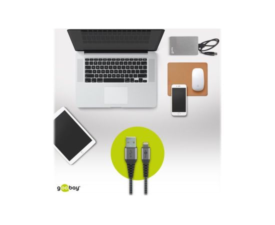 Goobay Sync and charging cable 49269 Apple Lightning to USB Type A Data USB kabeļi