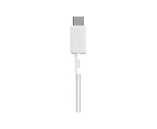 Anker 322 Nylon Cable, White A81H6G21 USB-A to USB-C Data USB kabeļi